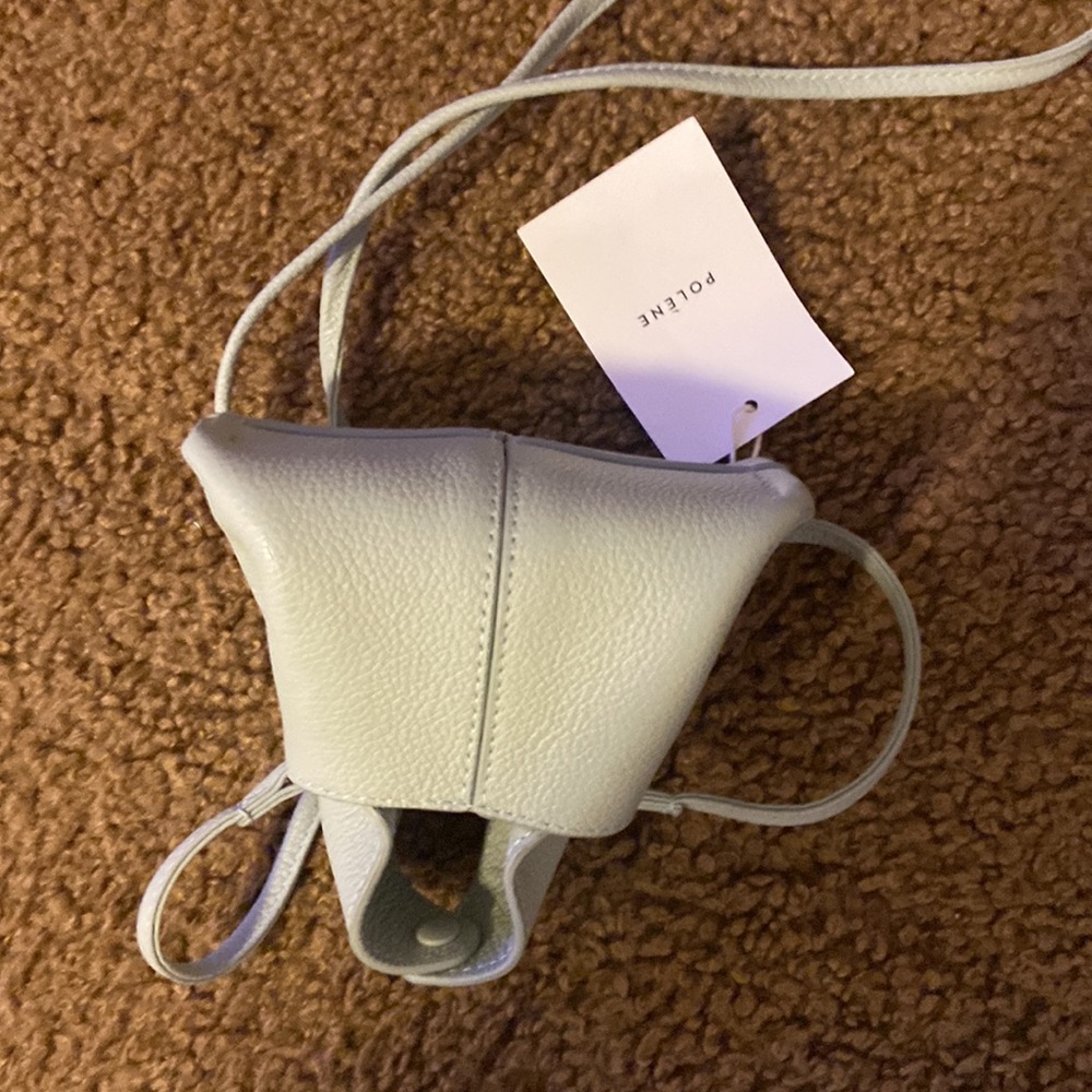 Polène Numéro Neuf MICRO Bag in Light Sage Green - Picture 9 of 16